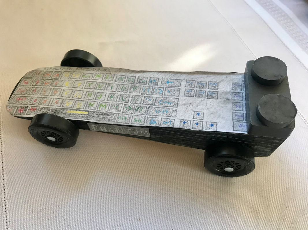 Space Galaxy Pinewood Derby Decals
